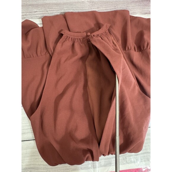 Aritzia Wilfred Effet Mini Dress Size XS BROWN - Picture 7 of 12